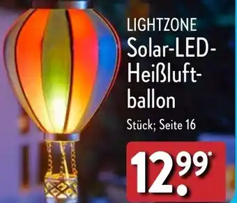 Aldi Nord LIGHTZONE Solar-LED-Heißluftballon Angebot