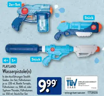 Aldi Nord PLAYLAND Wasserpistole Angebot