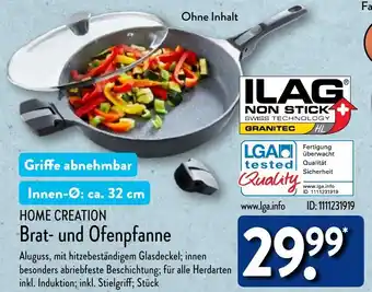 Aldi Nord HOME CREATION Brat- und Ofenpfanne Angebot