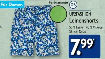 Aldi Nord UP2FASHION Leinenshorts Angebot