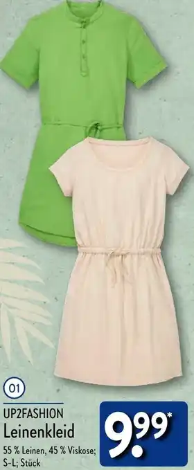 Aldi Nord UP2FASHION Leinenkleid Angebot