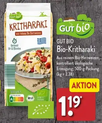 Aldi Nord GUT BIO Bio-Kritharaki 500 g Packung Angebot