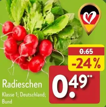 Aldi Nord Radieschen Angebot