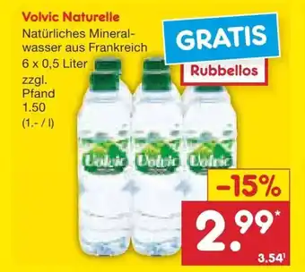 Netto Marken-Discount Volvic Naturelle 6*500ml Angebot