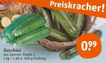 tegut Zucchini 500 g Packung Angebot