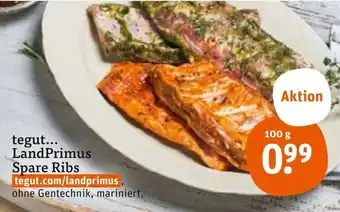 tegut tegut... LandPrimus Spare Ribs 100 g Angebot