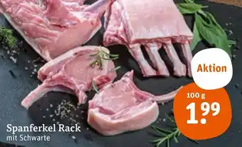 tegut Spanferkel Rack 100 g Angebot