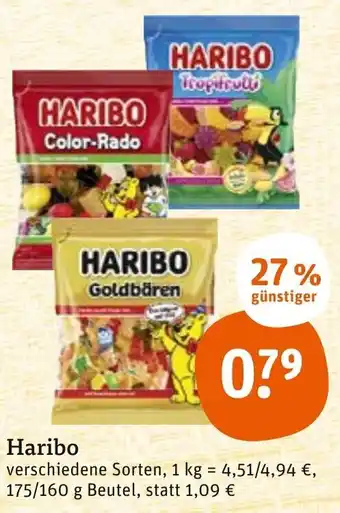 tegut Haribo 175/160 g Beutel Angebot