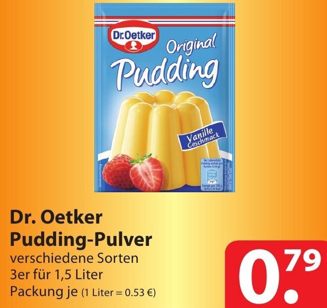 Dr. Oetker PuddingPulver Angebot bei Famila Nord Ost