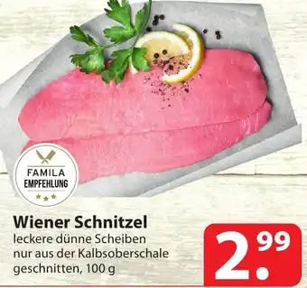 Famila Nord Ost Wiener Schnitzel 100 g Angebot