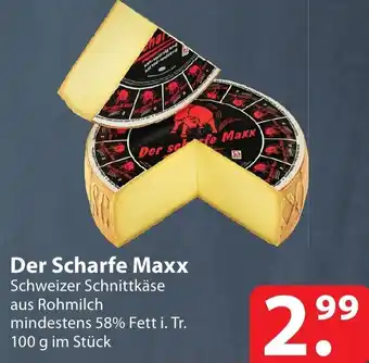 Famila Nord Ost Der Scharfe Maxx Schweizer Schnittkäse 100 g Angebot