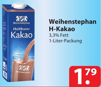 Famila Nord Ost Weihenstephan H-Kakao 1-Liter-Packung Angebot