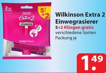 Famila Nord Ost Wilkinson Extra 2 Einwegrasierer Angebot