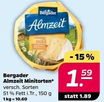 NETTO Bergader Almzeit Minitorten 150 g Angebot