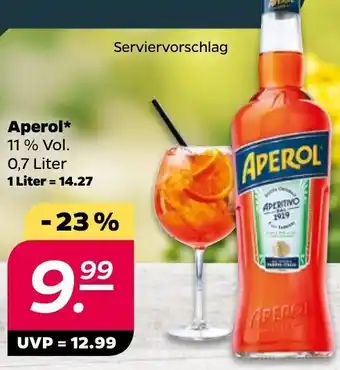 NETTO Aperol 0,7 Liter Angebot