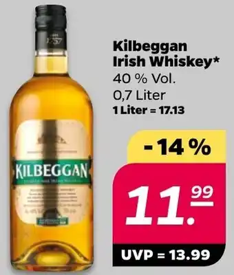 NETTO Kilbeggan Irish Whiskey* 0,7 Liter Angebot