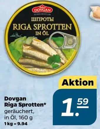 NETTO Dovgan Riga Sprotten 160 g Angebot