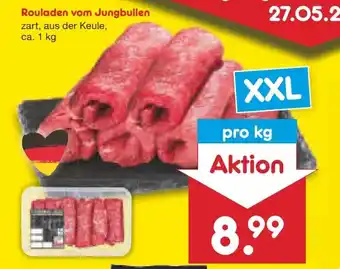 Netto Marken-Discount Rouladen vom Jungbullen zart, aus der Keule, ca. 1 kg Angebot