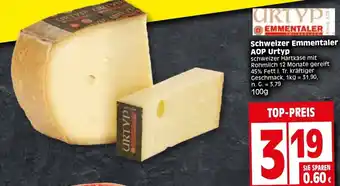 Elli Markt Schweizer Emmentaler AOP Urtyp 100g Angebot