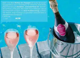 CITTI Markt Gosset CHAMPAGNE BRUT GRAND ROSE 750ml Angebot