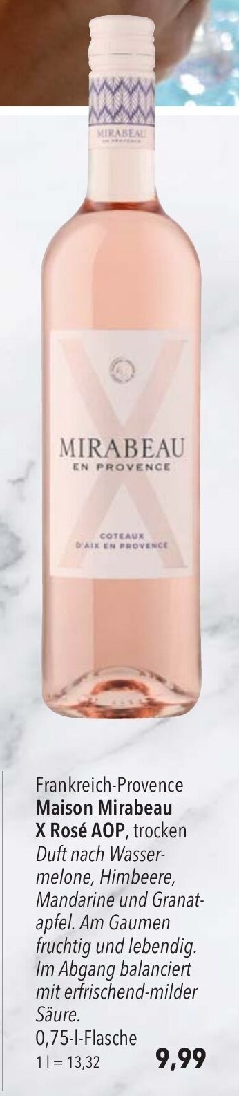 CITTI Markt Maison Mirabeau X Rosé AOP, trocken 750ml Angebot