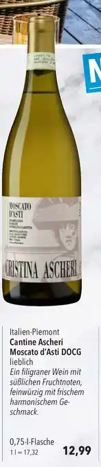 CITTI Markt Cantine Ascheri Moscato d'Asti DOCG 750ml Angebot