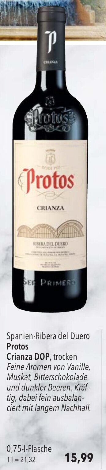 CITTI Markt Protos Crianza DOP, trocken 750ml Angebot