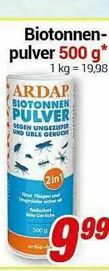 CENTERSHOP Biotonnen Pulver 500g Angebot