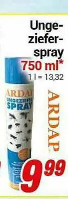 CENTERSHOP Ungezifer Spray 750 Ml Angebot