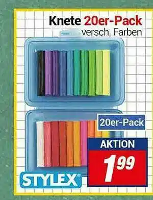 CENTERSHOP Stylex Knete 20er Pack Angebot