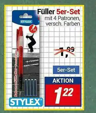 CENTERSHOP Stylex Füller 5er Set Angebot