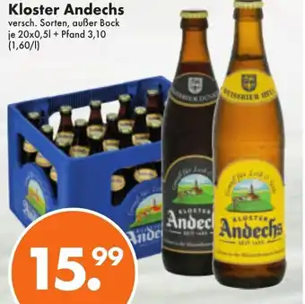 Trink und Spare Kloster Andechs 20x0,5L Angebot