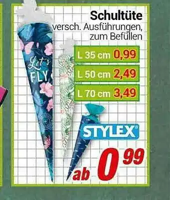 CENTERSHOP Stylex Schultüte Angebot