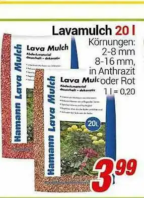 CENTERSHOP Lavamulch 20 L Angebot