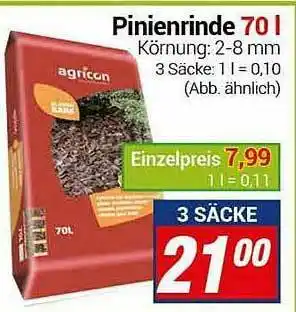 CENTERSHOP Pinienrinde 70 L Angebot