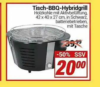 CENTERSHOP Tisch-bbq-hybridgrill Angebot