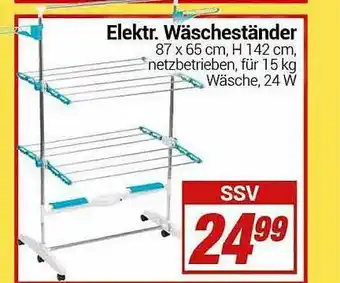 CENTERSHOP Elektr. Wäscheständer Angebot