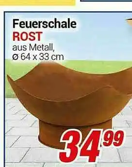 CENTERSHOP Feuerschale Rost Angebot