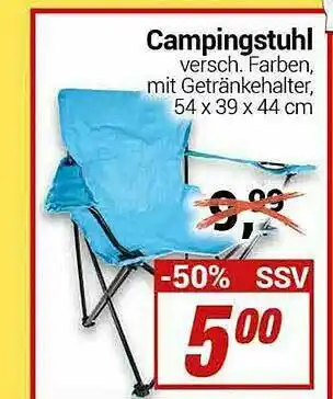 CENTERSHOP Campingstuhl Angebot