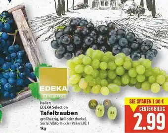 E-Center Italien Edeka Selection Tafeltrauben Angebot