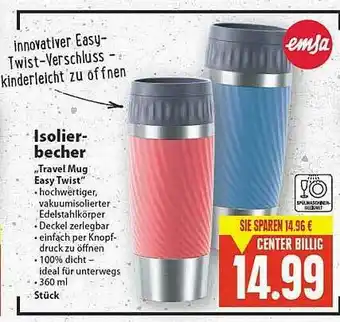 E-Center Isolierbecher Angebot