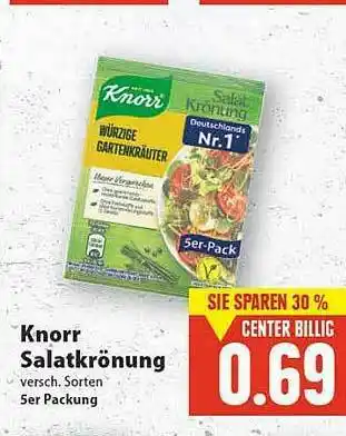 E-Center Knorr Salatkrönung Angebot