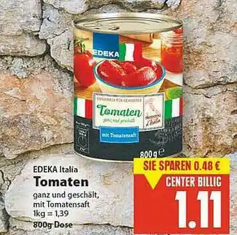 E-Center Edeka Italia Tomaten Angebot