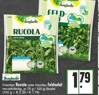 E-Center Bonduelle Frischer Rucola Oder Frischer Feldsalat Angebot