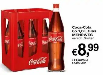 Logo Getränkemarkt Coca Cola 6x1L Angebot