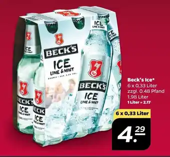 NETTO BECK'S ICE 6 x 0,33 Liter Angebot