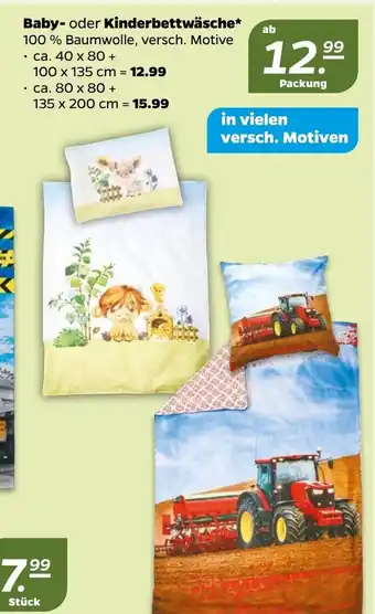 NETTO Baby- oder Kinderbettwäsche* Angebot