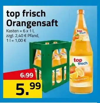 Logo Getränkemarkt Top Frisch Orangensaft 6x1L Angebot