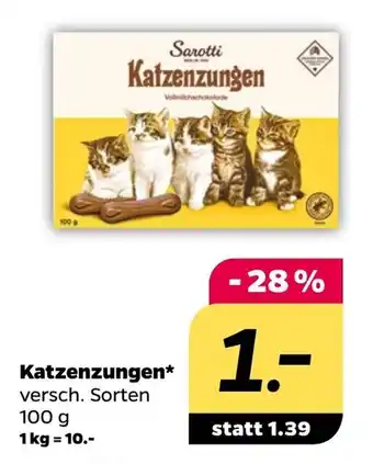 NETTO Katzenzungen* 100 g Angebot