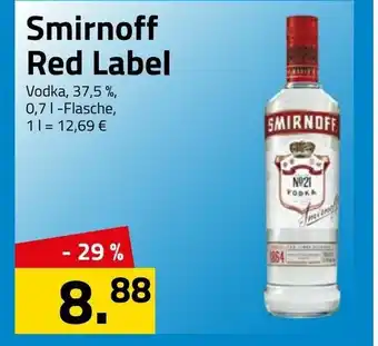 Logo Getränkemarkt Smirnoff Red Label 0,7L Angebot